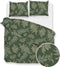 Zohome Joann Dekbedovertrek - Eenpersoons - Flanel - 140x200-220cm - Groen