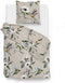 Zohome Jun Dekbedovertrek - Eenpersoons - Katoensatijn - 140x200-220cm - Natural