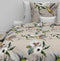 Zohome Jun Dekbedovertrek - Eenpersoons - Katoensatijn - 140x200-220cm - Natural