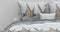 Zohome Kacie Dekbedovertrek - Eenpersoons - Katoensatijn - 140x200-220cm - Blauw