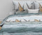 Zohome Kacie Dekbedovertrek - Lits-jumeaux - Katoensatijn - 240x200-220cm - Blauw