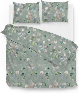Zohome Kaya Dekbedovertrek - Tweepersoons - 200x200/220 cm - Green