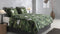 Zohome Kelly Dekbedovertrek - Lits-jumeaux - Katoensatijn - 260x200-220cm - Groen