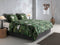 Zohome Kelly Dekbedovertrek - Lits-jumeaux - Katoensatijn - 260x200-220cm - Groen
