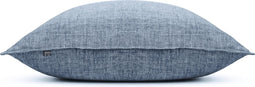 Zohome Kussensloop Lino - Kussenhoes van 50x50 cm - 1 stuk - 100% Katoen - Blauw