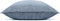 Zohome Kussensloop Lino - Kussenhoes van 50x50 cm - 1 stuk - 100% Katoen - Blauw