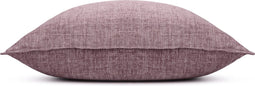 Zohome Kussensloop Lino - Kussenhoes van 50x50 cm - 1 stuk - 100% Katoen - Rood