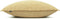 Zohome Kussensloop Lino - Kussenhoes van 50x50 cm - 1 stuk - 100% Katoen - Geel