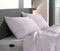 Zohome Kussensloop Lino - Kussenhoes van 50x50 cm - 1 stuk - 100% Katoen - Paars
