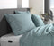 Zohome Kussensloop Lino - Kussenhoes van 50x50 cm - 1 stuk - 100% Katoen - Groen