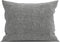 Zohome Kussensloop Lino - Kussenhoes van 60x70 cm - 1 stuk - 100% Katoen - Antraciet
