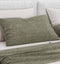 Zohome Kussensloop Lino - Kussenhoes van 60x70 cm - 1 stuk - 100% Katoen - Groen
