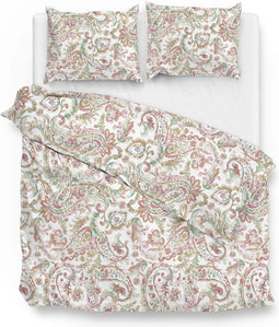 Zohome Ladonna Dekbedovertrek - Lits-jumeaux - Katoensatijn - 260x200-220cm - Multi