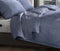 Zohome Laken Lino - Onderlaken 160x290 cm - Bedlaken van 100% Katoen - Blauw
