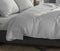 Zohome Laken Lino - Onderlaken 160x290 cm - Bedlaken van 100% Katoen - Grijs