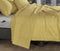 Zohome Laken Lino - Onderlaken 270x290 cm - Bedlaken van 100% Katoen - Geel
