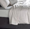 Zohome Laken Satinado - Onderlaken 160x290 cm - Bedlaken van 100% Katoen-Satijn - Off-White