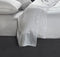 Zohome Laken Satinado - Onderlaken 160x290 cm - Bedlaken van 100% Katoen-Satijn - Wit