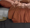 Zohome Laken Satinado - Onderlaken 160x290 cm - Bedlaken van 100% Katoen-Satijn - Oranje