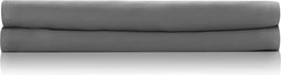 Zohome Laken Satinado - Onderlaken 270x290 cm - Bedlaken van 100% Katoen-Satijn - Antraciet