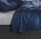 Zohome Laken Satinado - Onderlaken 270x290 cm - Bedlaken van 100% Katoen-Satijn - Blauw