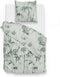 Zohome Lani Dekbedovertrek - Eenpersoons - Katoensatijn - 140x200-220cm - Groen