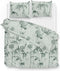 Zohome Lani Dekbedovertrek - Eenpersoons - Katoensatijn - 140x200-220cm - Groen