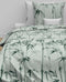 Zohome Lani Dekbedovertrek - Lits-jumeaux - Katoensatijn - 260x200-220cm - Groen