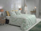 Zohome Lanza Dekbedovertrek - Lits-jumeaux - Katoen - 240x200-220cm - Groen
