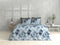 Zohome Lauretta Dekbedovertrek - Lits-jumeaux - Katoen - 240x200-220cm - Blauw