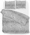 Zohome Lev Dekbedovertrek - Eenpersoons - Flanel - 140x200-220cm - Grijs