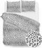 Zohome Lev Dekbedovertrek - Eenpersoons - Flanel - 140x200-220cm - Grijs