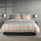 Zohome Lini Dekbedovertrek - Lits-jumeaux - Flanel - 240x200-220cm - Multi