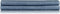 Zohome Lino Hoeslaken - Eenpersoons - Katoen - 90x200cm - Blauw