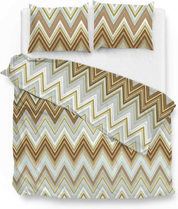 Zohome Louna Dekbedovertrek - Lits-jumeaux - Flanel - 260x200-220cm - Multi