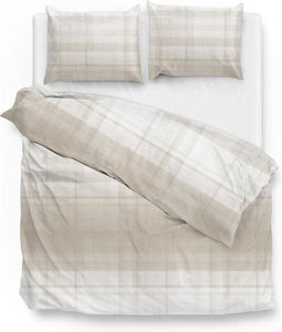 ZoHome Mae Dekbedovertrek - Eenpersoons - 140x200/220 cm - Natural