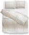 ZoHome Mae Dekbedovertrek - Eenpersoons - 140x200/220 cm - Natural