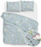Zohome Margherita Dekbedovertrek - 100% Katoen - 240x220 - Blauw