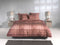 Zohome Marley Dekbedovertrek - Lits-jumeaux - Flanel - 240x200-220cm - Rood