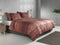Zohome Marley Dekbedovertrek - Lits-jumeaux - Flanel - 240x200-220cm - Rood