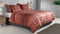 Zohome Marley Dekbedovertrek - Lits-jumeaux - Flanel - 240x200-220cm - Rood
