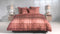Zohome Marley Dekbedovertrek - Lits-jumeaux - Flanel - 240x200-220cm - Rood