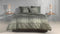 Zohome Marley Dekbedovertrek - Lits-jumeaux - Flanel - 240x200-220cm - Groen