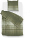 Zohome Marley Dekbedovertrek - Lits-jumeaux - Flanel - 260x200-220cm - Groen