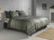 Zohome Marley Dekbedovertrek - Lits-jumeaux - Flanel - 260x200-220cm - Groen
