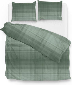 ZoHome Marley Dekbedovertrek - Tweepersoons - 200x200/220 cm - Green