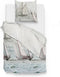 Zohome Marnix Dekbedovertrek - Eenpersoons - Katoen - 140x200-220cm - Blauw