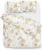 Zohome Micah Dekbedovertrek - Eenpersoons - Katoensatijn - 140x200-220cm - Wit