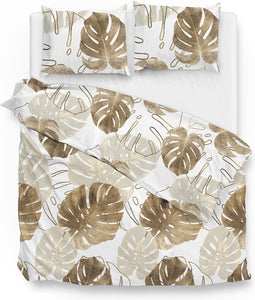 Zohome Mimi Dekbedovertrek - Lits-jumeaux - Katoensatijn - 240x200-220cm - Wit