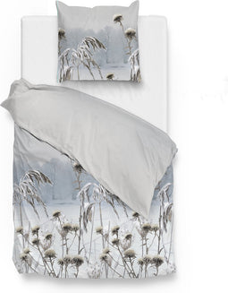 Zohome Nashwa Dekbedovertrek - Eenpersoons - Flanel - 140x200-220cm - Blauw